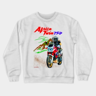 Africa twin mountains 750 Crewneck Sweatshirt